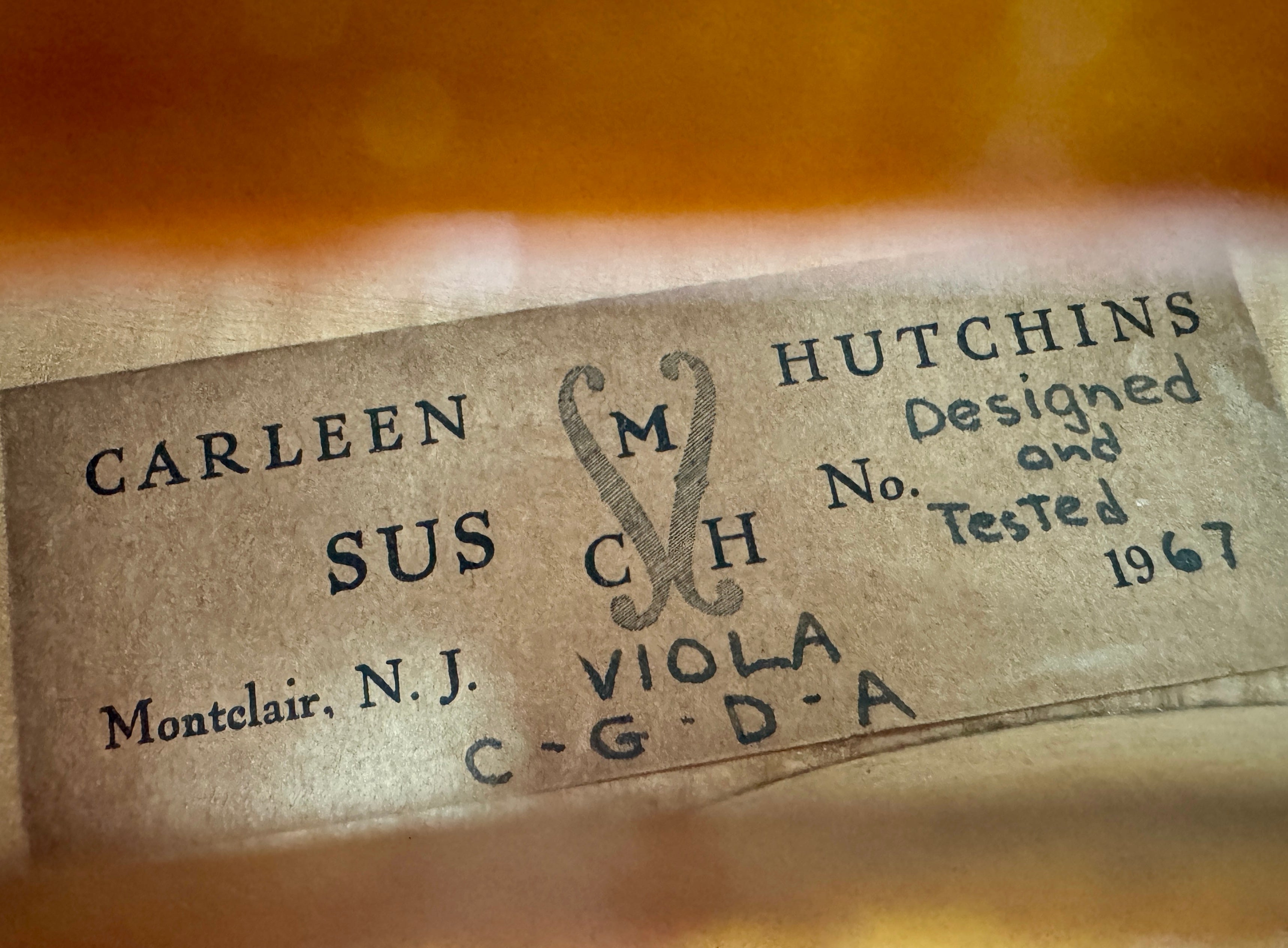 Carleen M. Hutchins 21”