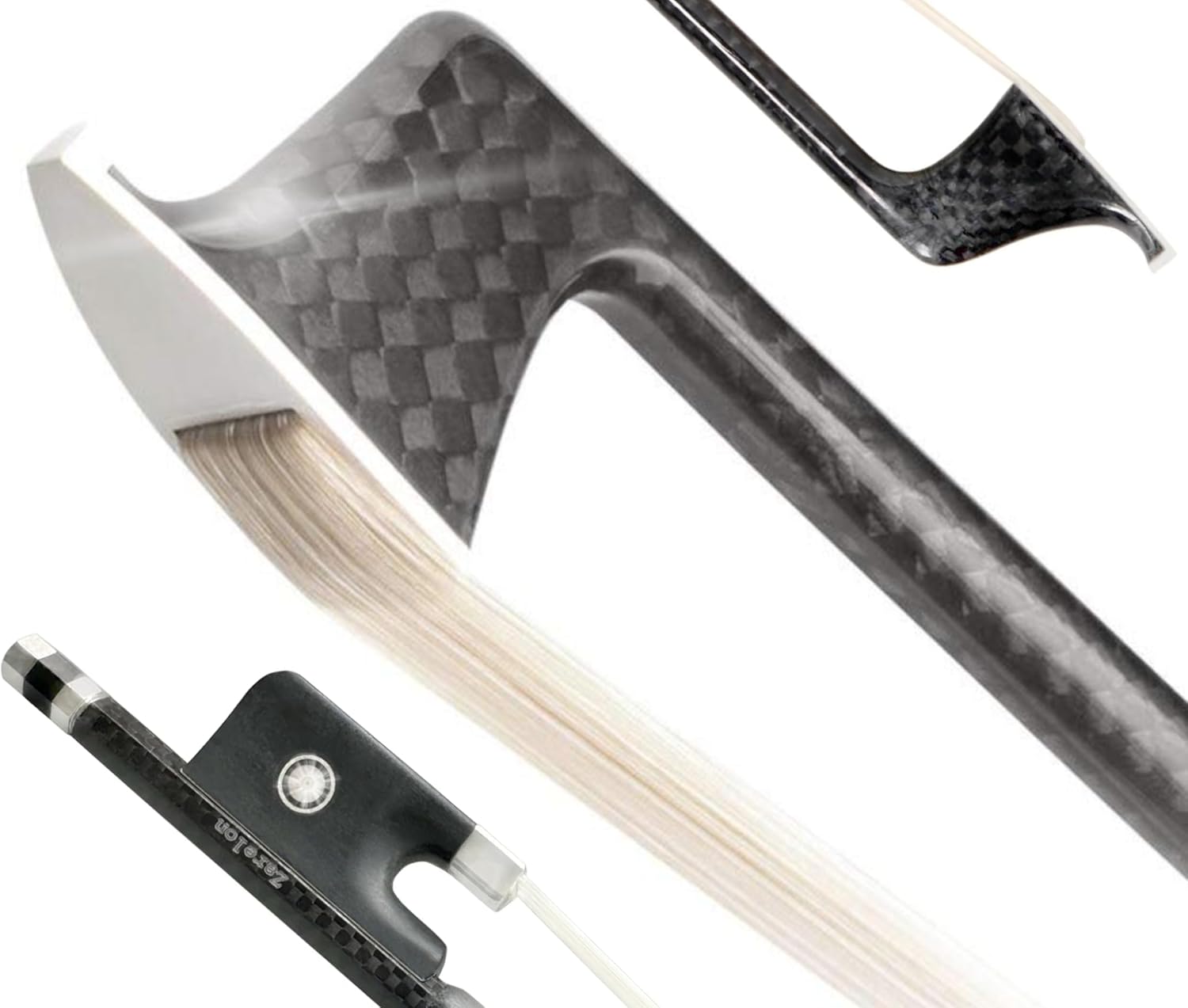 Zarelon FH ® Carbon Fiber Cello Bow with Unbreakable Horsehair